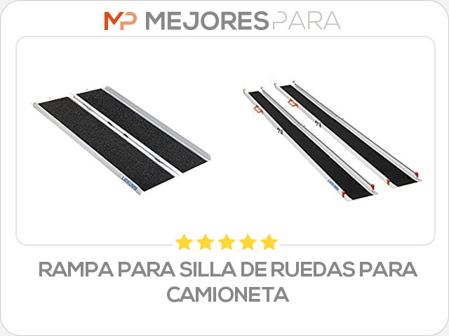 rampa para silla de ruedas para camioneta