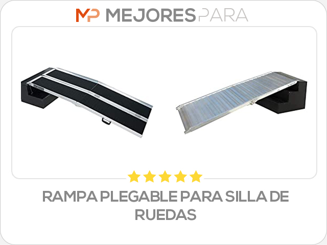 rampa plegable para silla de ruedas