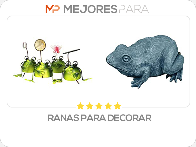 ranas para decorar