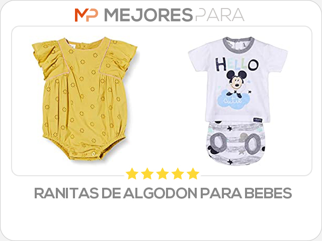 ranitas de algodon para bebes