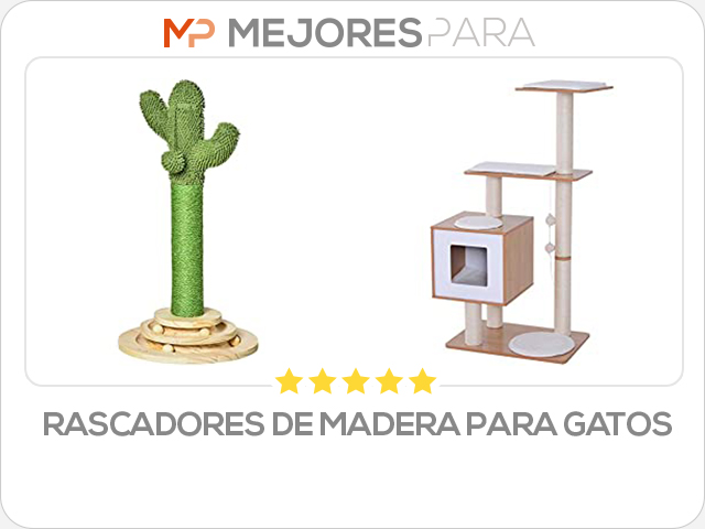 rascadores de madera para gatos