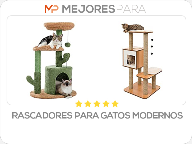 rascadores para gatos modernos