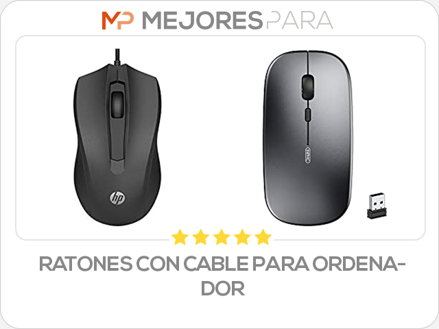 ratones con cable para ordenador