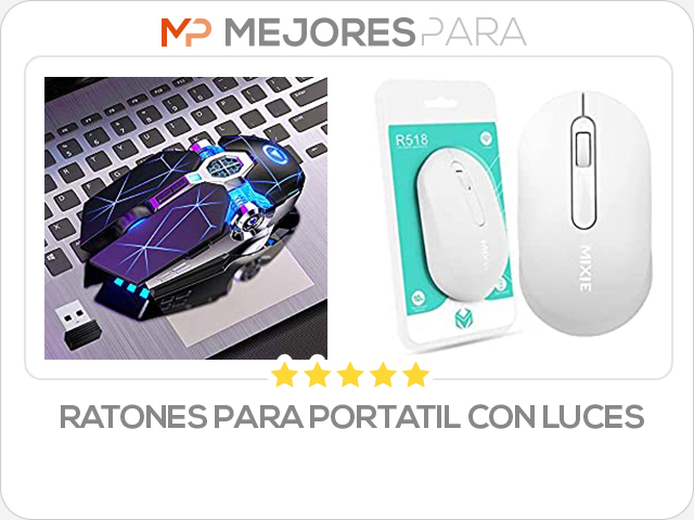 ratones para portatil con luces