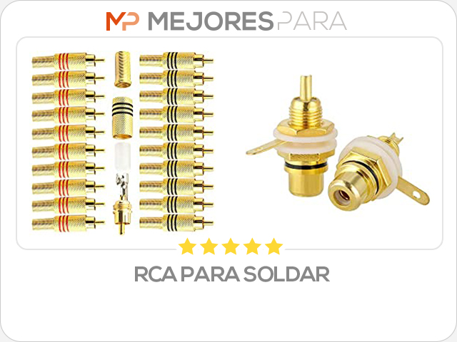 rca para soldar