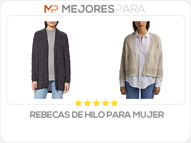 rebecas de hilo para mujer