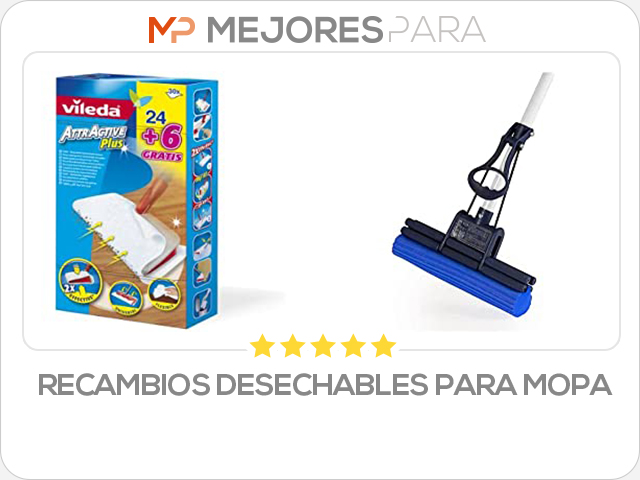 recambios desechables para mopa