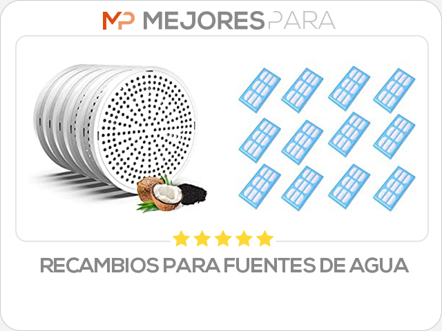 recambios para fuentes de agua