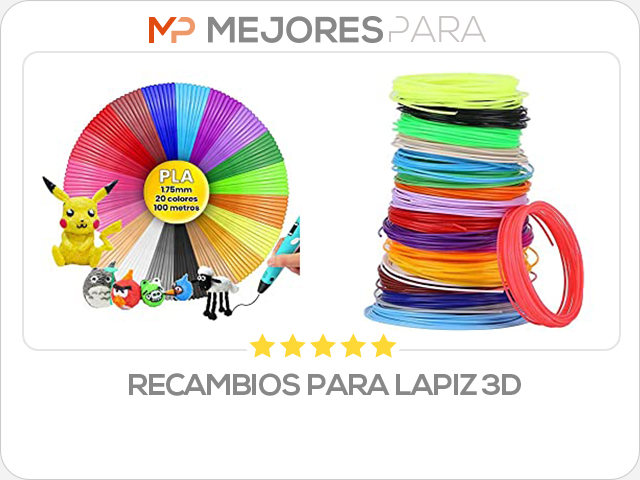 recambios para lapiz 3d