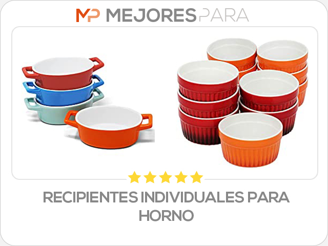 recipientes individuales para horno