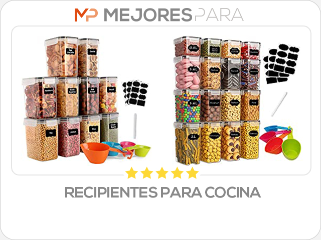 recipientes para cocina