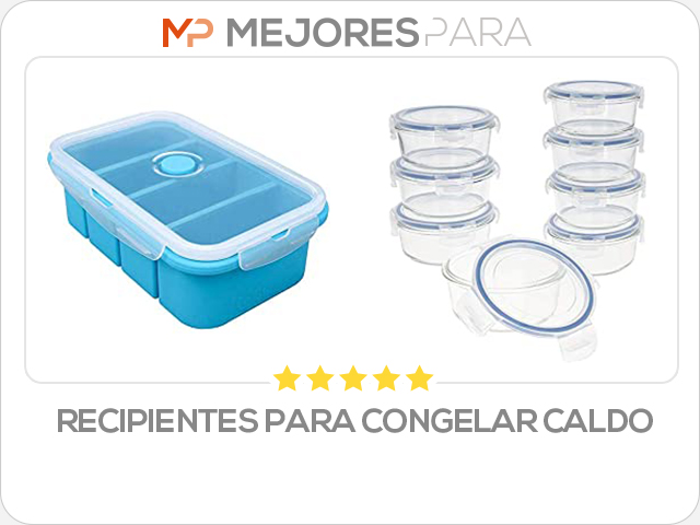 recipientes para congelar caldo