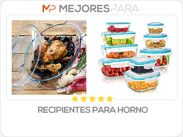 recipientes para horno