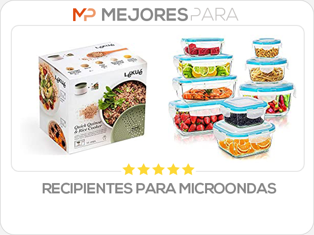 recipientes para microondas