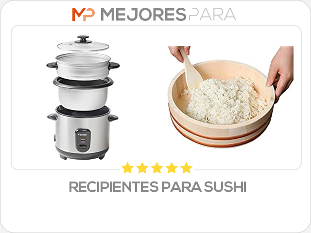 recipientes para sushi