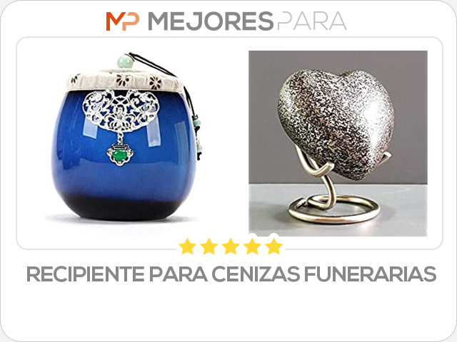 recipiente para cenizas funerarias