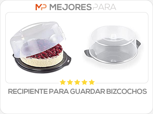 recipiente para guardar bizcochos