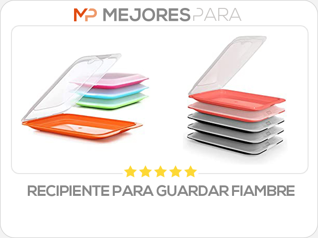 recipiente para guardar fiambre