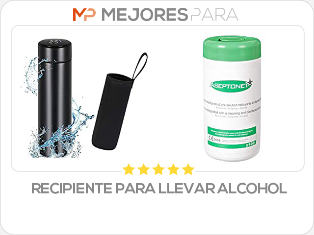 recipiente para llevar alcohol