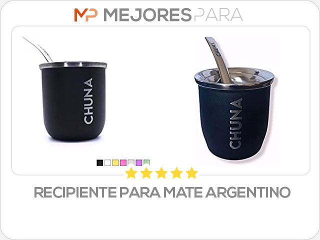 recipiente para mate argentino