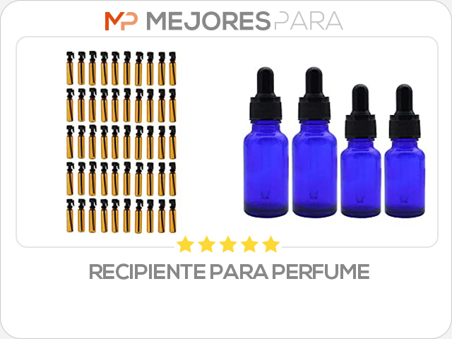 recipiente para perfume