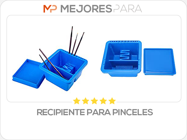 recipiente para pinceles