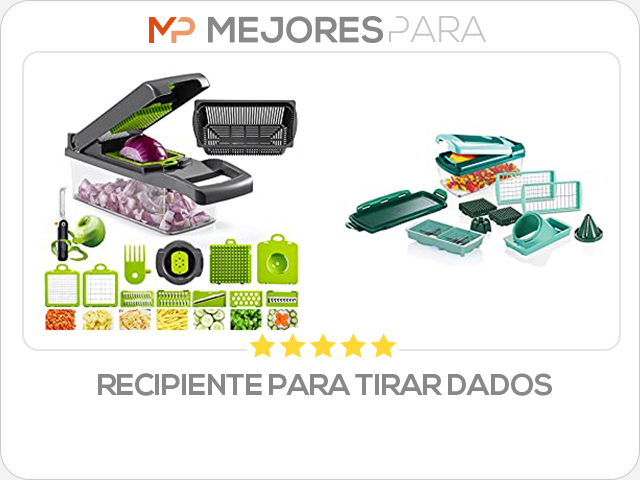 recipiente para tirar dados