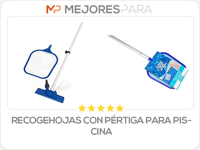 Recogehojas con pértiga para piscina