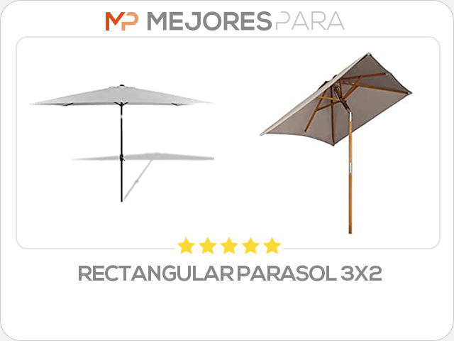 rectangular parasol 3x2