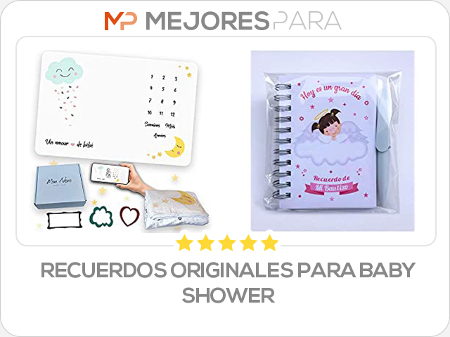 recuerdos originales para baby shower