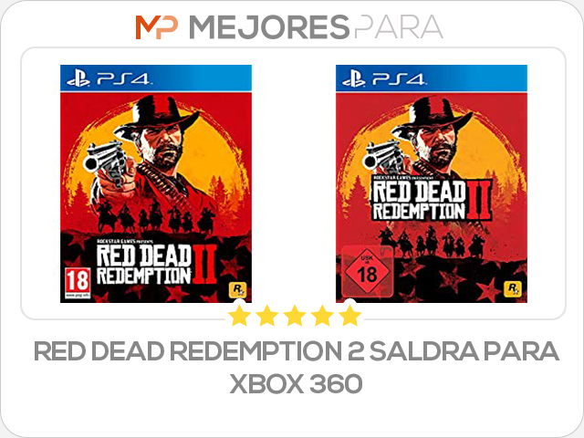 red dead redemption 2 saldra para xbox 360