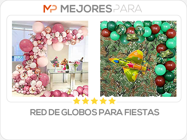 red de globos para fiestas