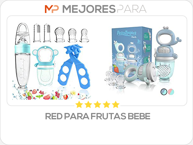 red para frutas bebe