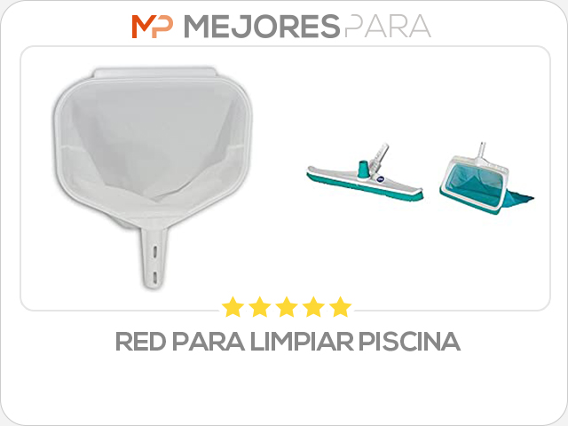 red para limpiar piscina