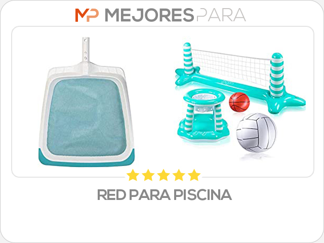 red para piscina