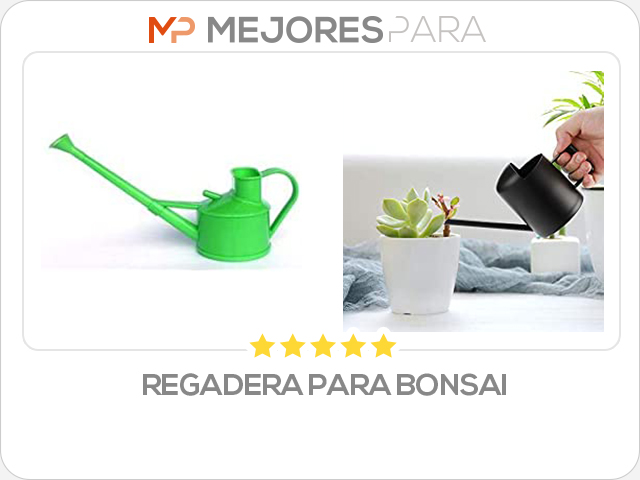 regadera para bonsai