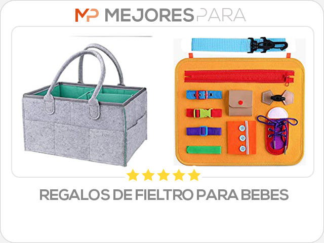 regalos de fieltro para bebes