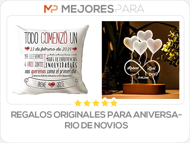 regalos originales para aniversario de novios