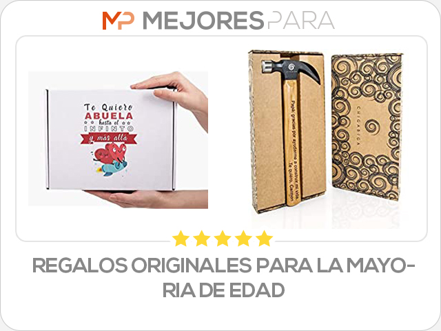 regalos originales para la mayoria de edad