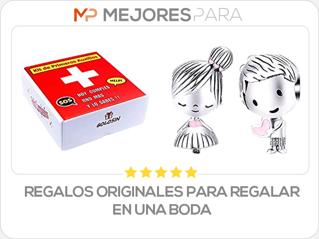 regalos originales para regalar en una boda