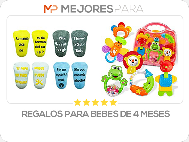 regalos para bebes de 4 meses