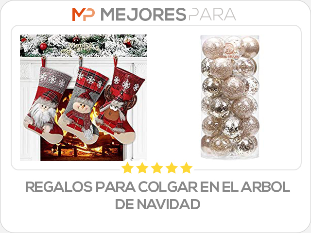 regalos para colgar en el arbol de navidad