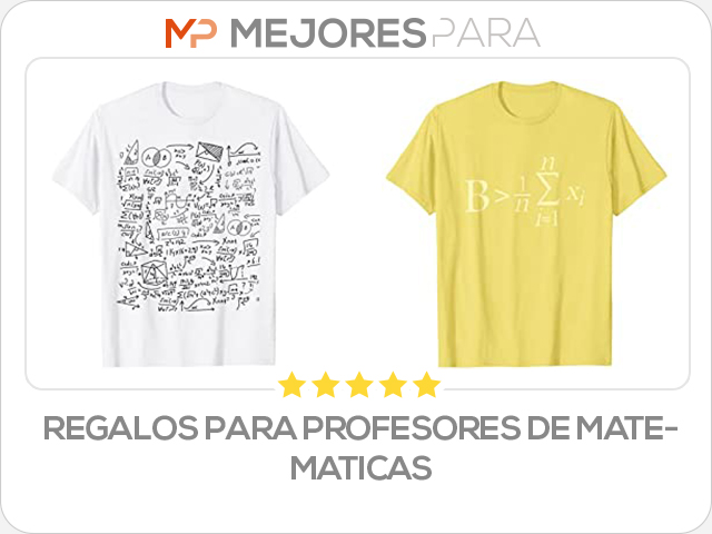 regalos para profesores de matematicas