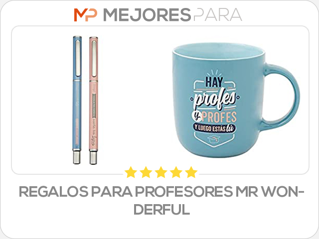 regalos para profesores mr wonderful