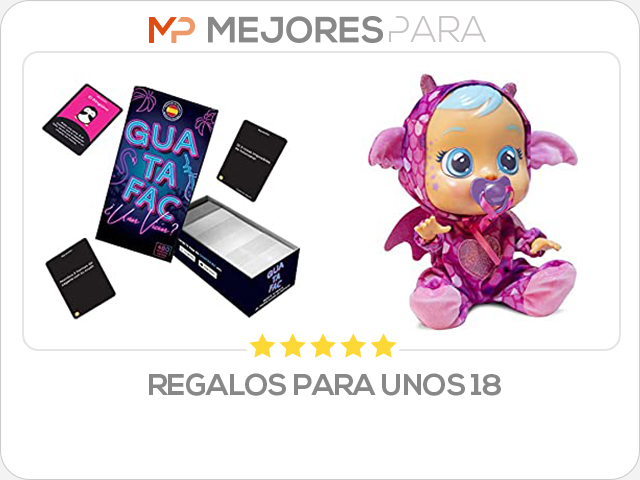 regalos para unos 18