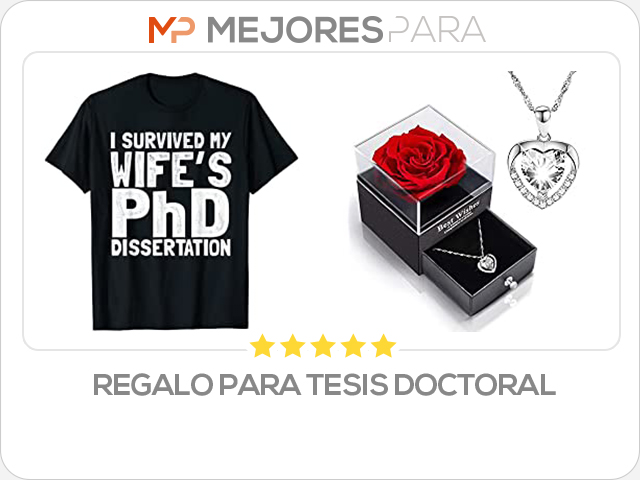 regalo para tesis doctoral