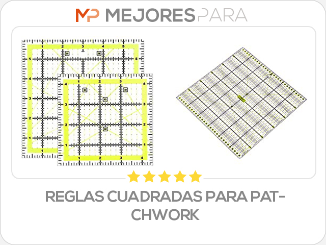 reglas cuadradas para patchwork