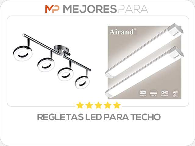 regletas led para techo