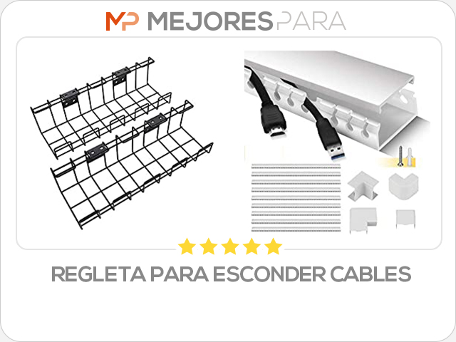 regleta para esconder cables