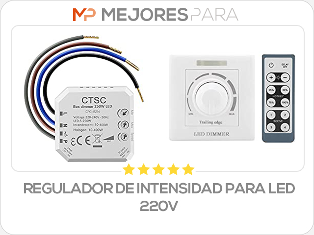 regulador de intensidad para led 220v